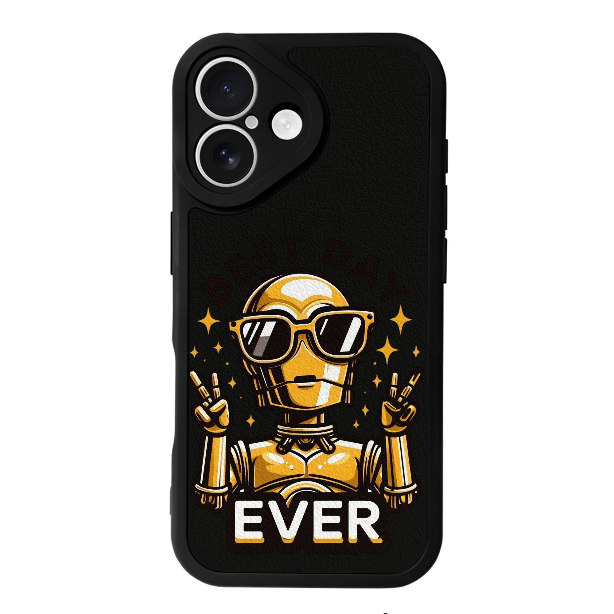 （画像用） スター・ウォーズ Star Wars 【iPhone 16シリーズ対応】シリコンスマホケース（レザー調） 材質：シリコン